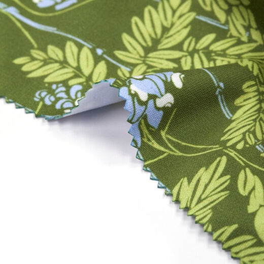 E. A. S&eacute;guy green wisteria lens cloth